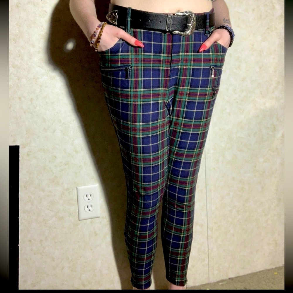 Torrid Skinny Studio Luxe Plaid Pants